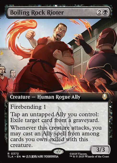 Boiling Rock Rioter (372) - EXTENDED ART - Avatar: The Last Airbender - Game On