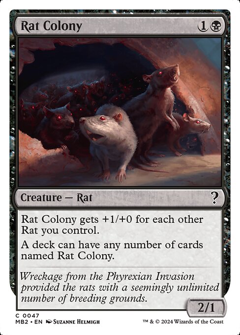 Rat Colony (47) - Mystery Booster 2 - Game On