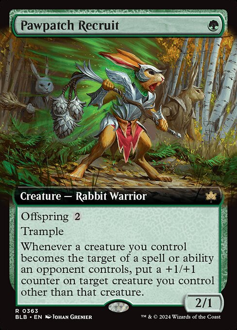 Pawpatch Recruit (363) - EXTENDED ART - Bloomburrow - Game On