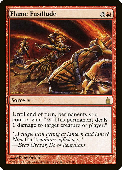 Flame Fusillade (123) - Ravnica: City of Guilds - Game On