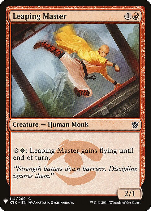 Leaping Master (KTK-114) - The List - Game On