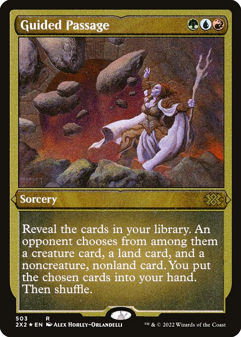 Guided Passage (503) (Etched) - Double Masters 2022 - Game On