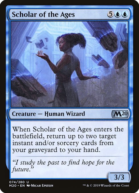 Scholar of the Ages (74) - Core Set 2020 - Game On