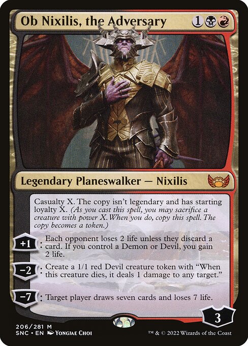 Ob Nixilis, the Adversary (206) - Streets of New Capenna - Game On