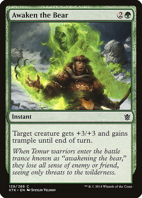 Awaken the Bear (129) - Khans of Tarkir - Game On
