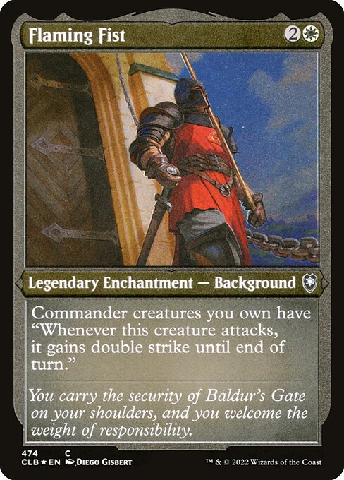 Flaming Fist (474) (Etched) - Commander Legends: Battle for Baldur's Gate - Game On