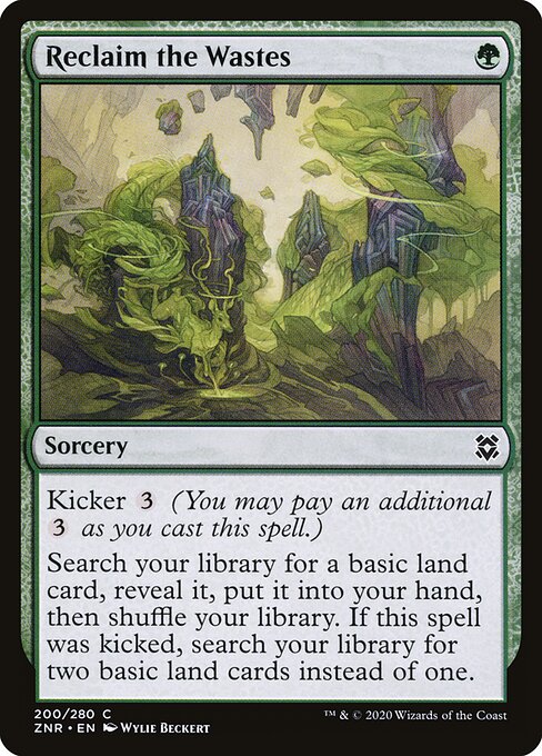 Reclaim the Wastes (200) - Zendikar Rising - Game On