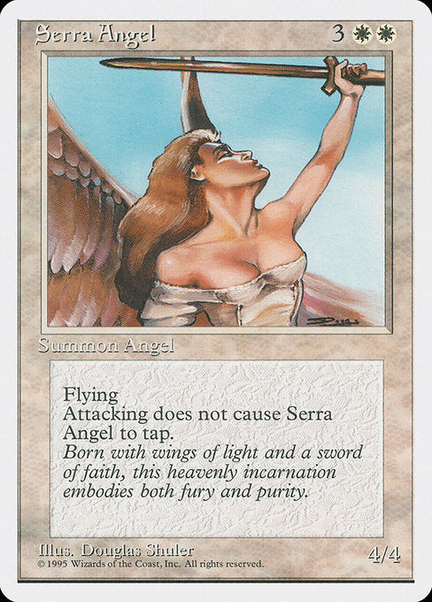Serra Angel (50) - Fourth Edition - Game On