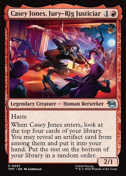 Casey Jones, Jury-Rig Justiciar (87) - Teenage Mutant Ninja Turtles - Game On