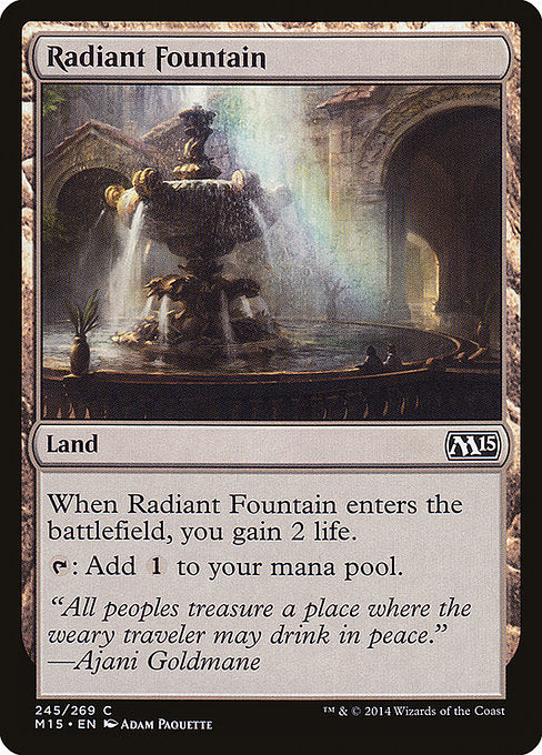 Radiant Fountain (245) (Foil) - Magic 2015 - Game On