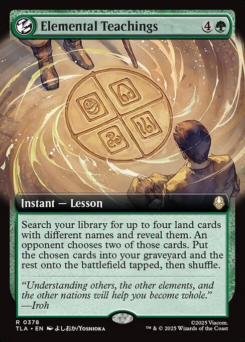 Elemental Teachings (378) - EXTENDED ART (Foil) - Avatar: The Last Airbender - Game On