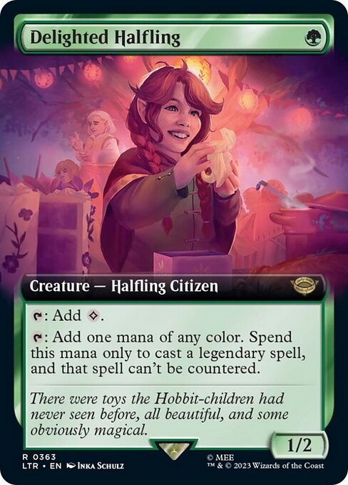 Delighted Halfling (363) - EXTENDED ART - The Lord of the Rings: Tales of Middle-earth - Game On