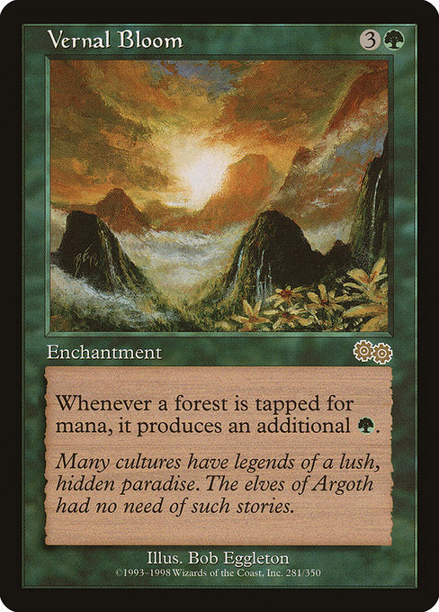 Vernal Bloom (281) - Urza's Saga - Game On