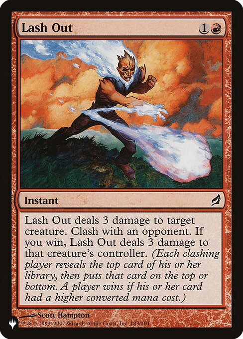 Lash Out (LRW-183) - The List - Game On