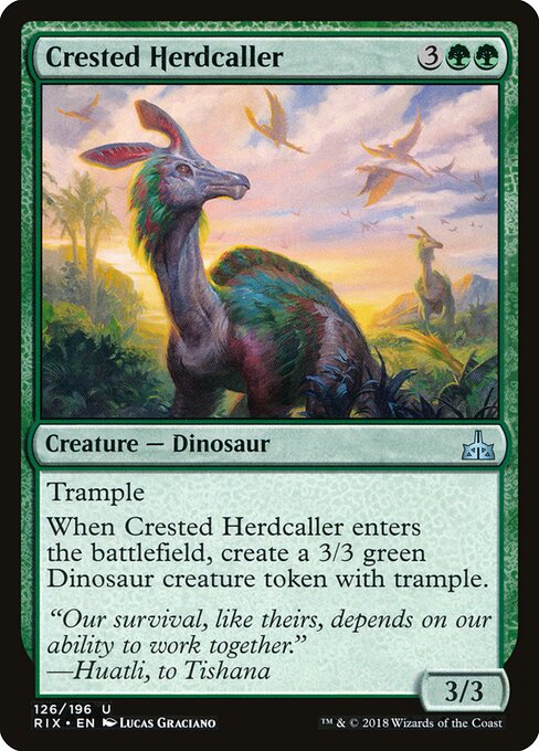 Crested Herdcaller (126) - Rivals of Ixalan - Game On