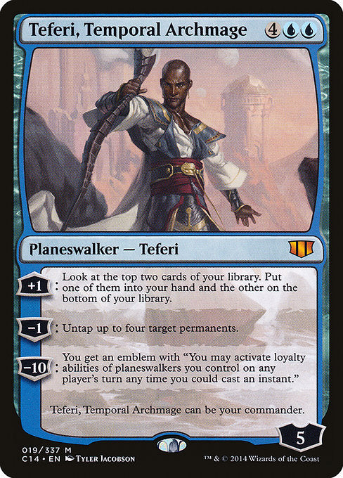 Teferi, Temporal Archmage (19) (Chinese (S)) - Commander 2014 - Game On