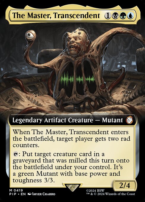 The Master, Transcendent (419) - EXTENDED ART - Fallout - Game On