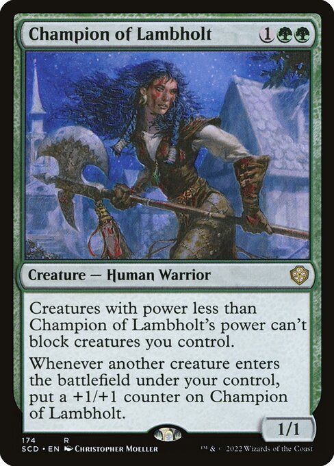 Champion of Lambholt (174) - Starter Commander Decks - Game On