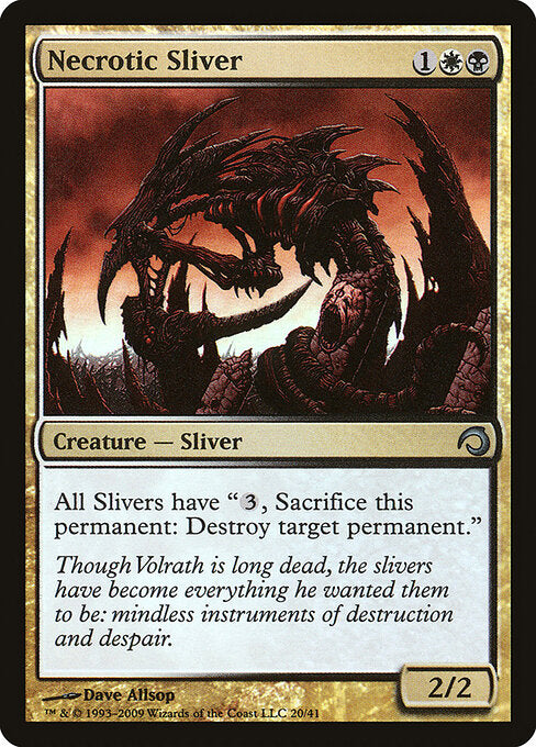 Necrotic Sliver (20) (Foil) - Premium Deck Series: Slivers - Game On