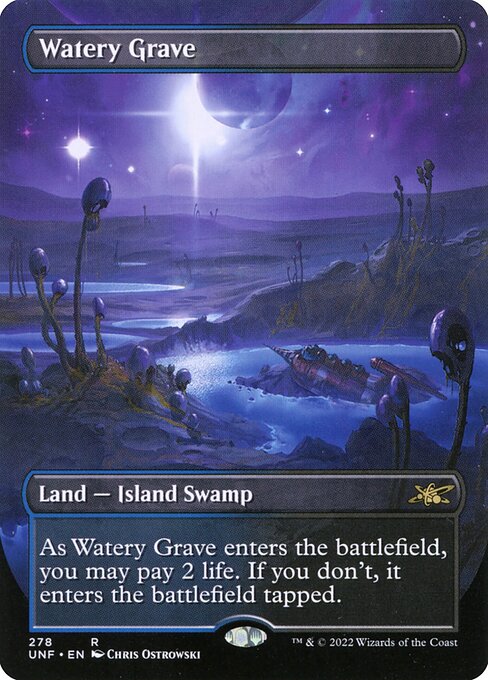 Watery Grave (278) - BORDERLESS - FULL ART - Unfinity - Game On