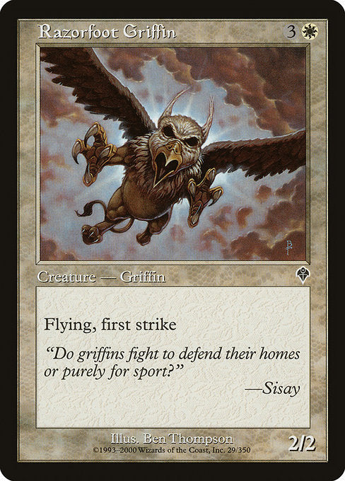 Razorfoot Griffin (29) (Foil) - Invasion - Game On