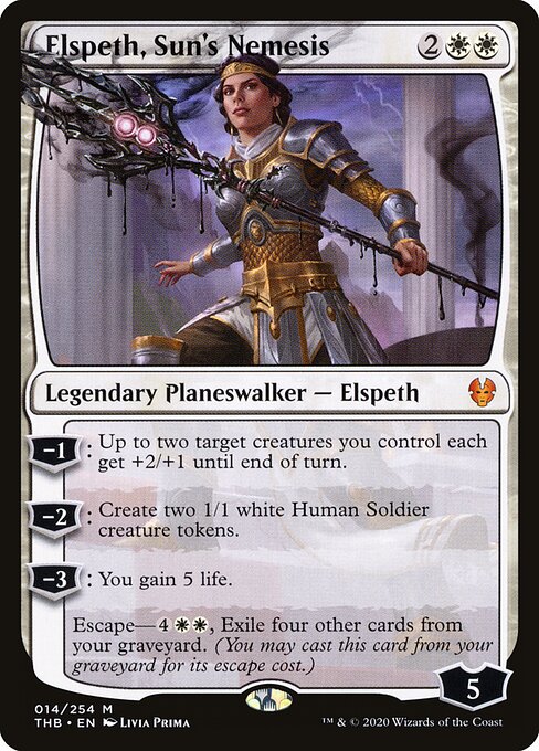Elspeth, Sun's Nemesis (14) (Foil) - Theros Beyond Death - Game On