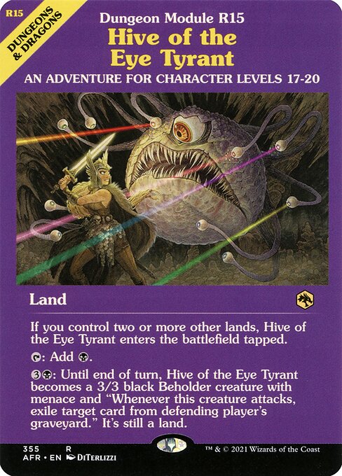 Hive of the Eye Tyrant (355) - SHOWCASE - Adventures in the Forgotten Realms - Game On