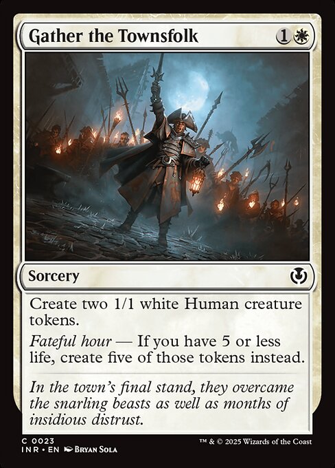 Gather the Townsfolk (23) (Foil) - Innistrad Remastered - Game On