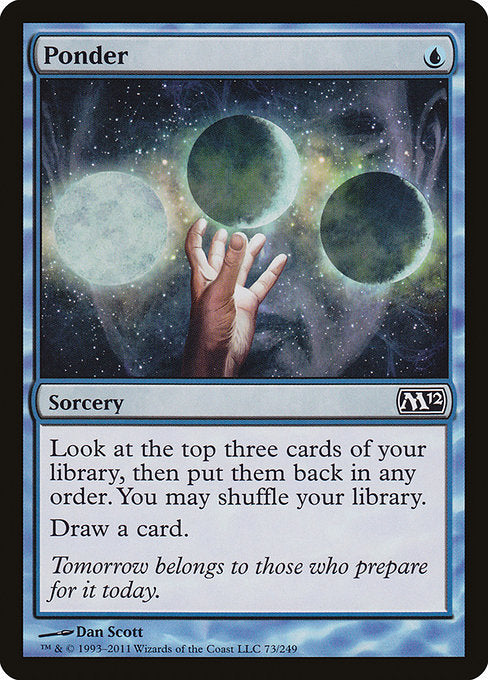 Ponder (73) - Magic 2012 - Game On
