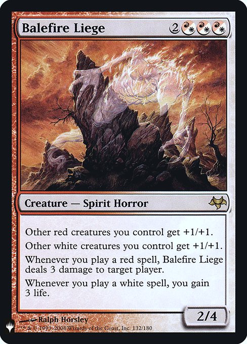 Balefire Liege (EVE-132) (Foil) - The List - Game On