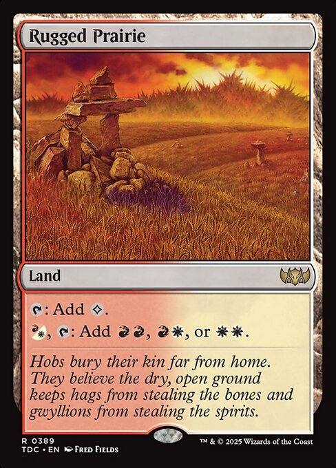 Rugged Prairie (389) - Tarkir: Dragonstorm Commander - Game On