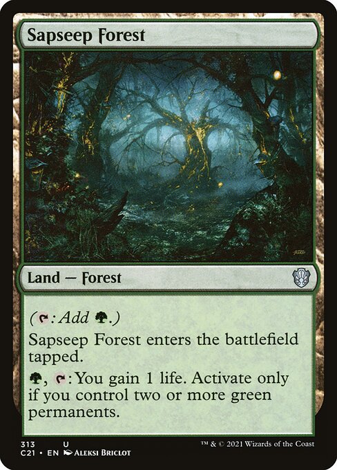 Sapseep Forest (313) - Commander 2021 - Game On