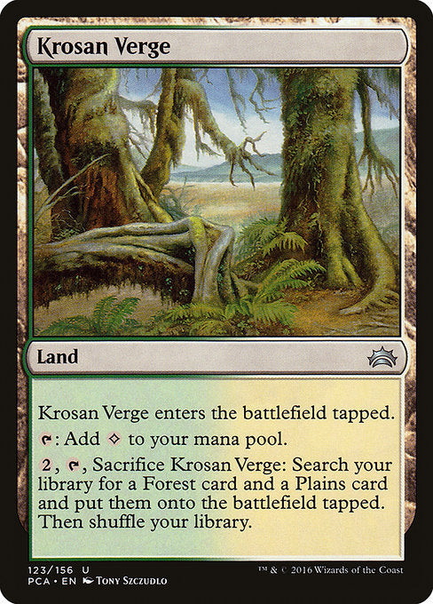 Krosan Verge (123) - Planechase Anthology - Game On