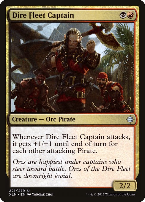 Dire Fleet Captain (221) (Foil) - Ixalan - Game On