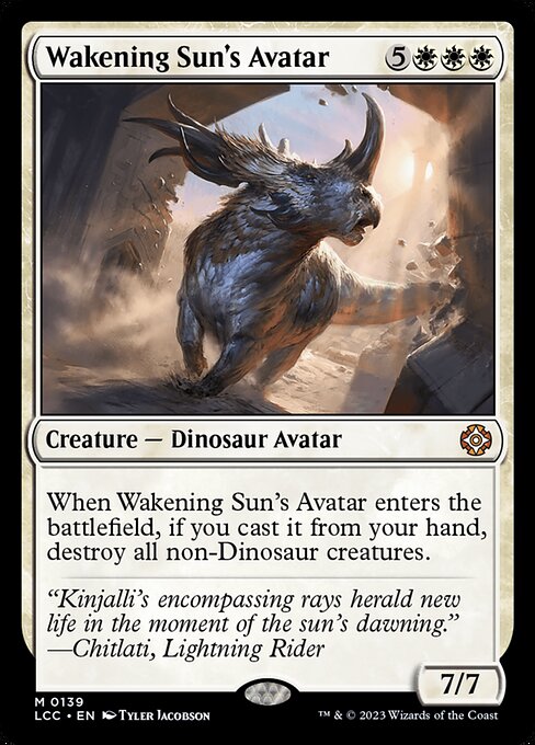Wakening Sun's Avatar (139) - The Lost Caverns of Ixalan Commander - Game On