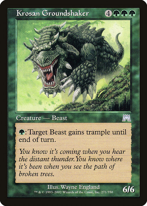 Krosan Groundshaker (271) (Foil) - Onslaught - Game On