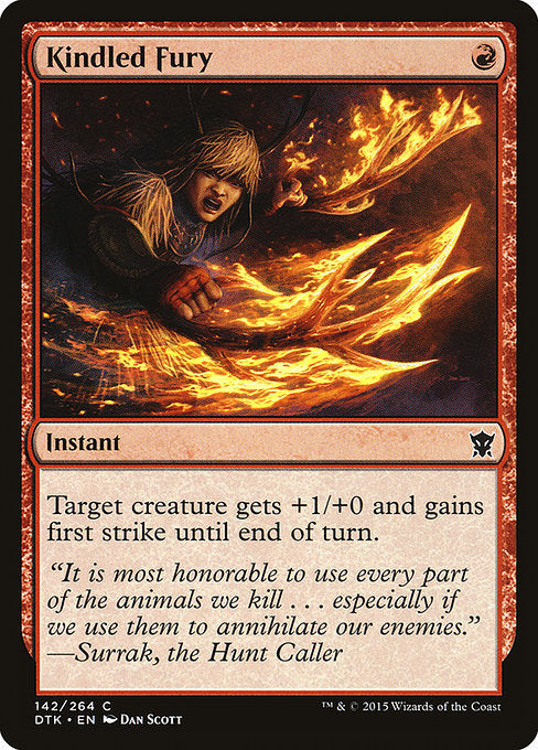 Kindled Fury (142) (Foil) - Dragons of Tarkir - Game On
