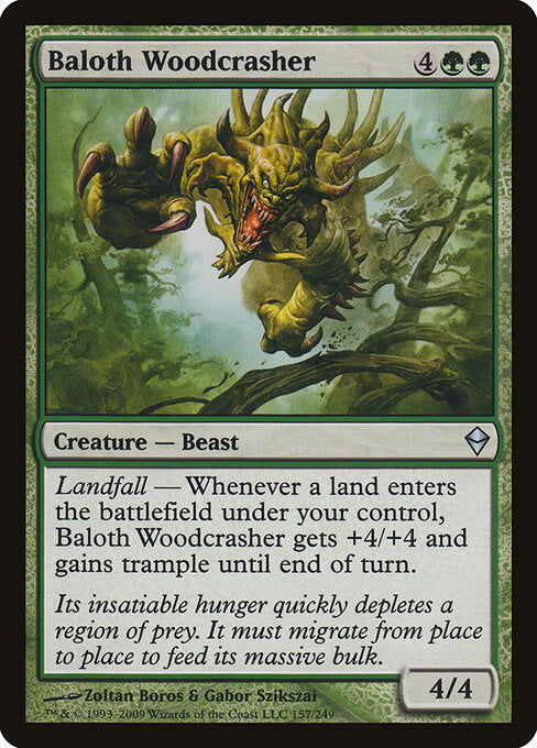 Baloth Woodcrasher (157) - Zendikar - Game On