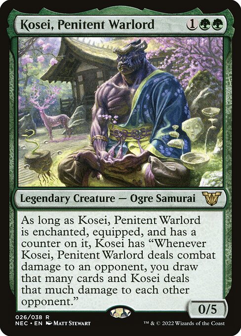 Kosei, Penitent Warlord (26) - Neon Dynasty Commander - Game On