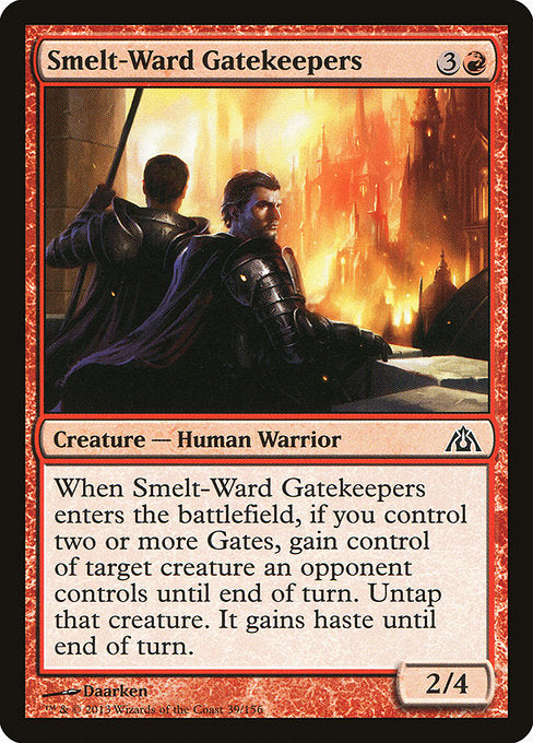 Smelt-Ward Gatekeepers (39) (Foil) - Dragon's Maze - Game On
