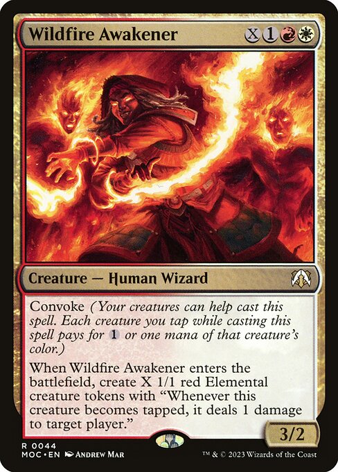 Wildfire Awakener (44) - March of the Machine Commander - Game On