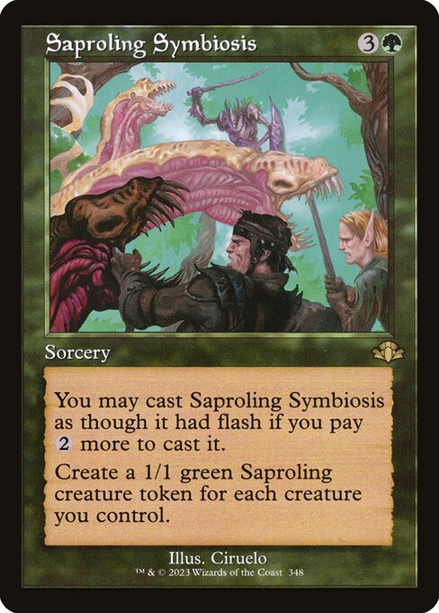 Saproling Symbiosis (348) - Dominaria Remastered - Game On