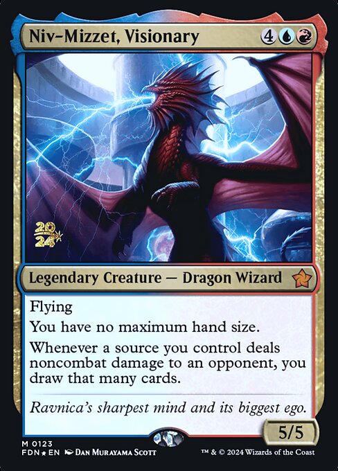 Niv-Mizzet, Visionary (123s) (Foil) - Foundations Promos - Game On