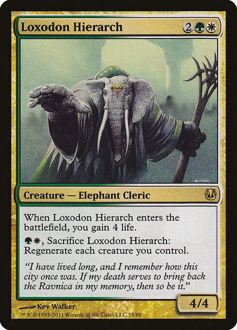 Loxodon Hierarch (15) - Duel Decks: Ajani vs. Nicol Bolas - Game On