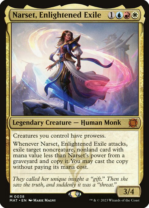 Narset, Enlightened Exile (38) (Foil) - March of the Machine: The Aftermath - Game On