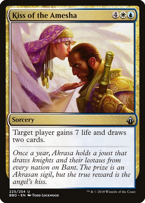 Kiss of the Amesha (225) (Foil) - Battlebond - Game On