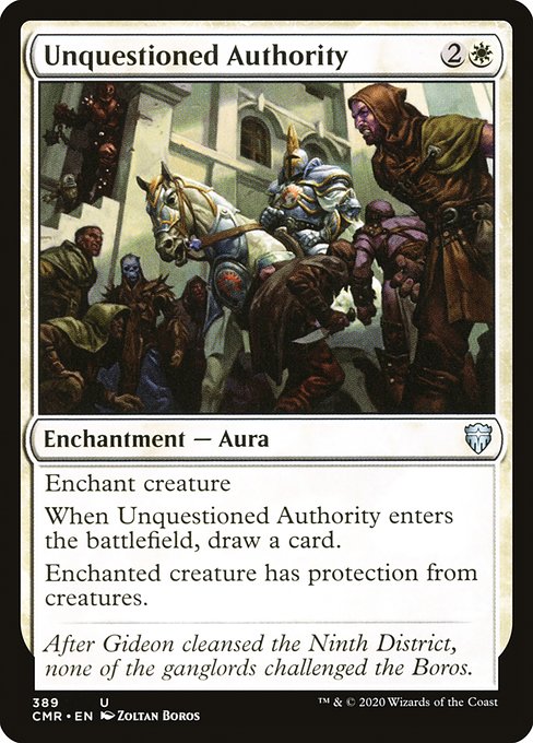 Unquestioned Authority (389) - Commander Legends - Game On