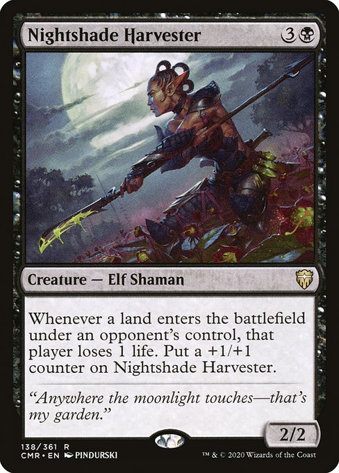 Nightshade Harvester (138) (Foil) - Commander Legends - Game On