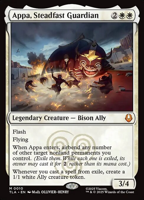 Appa, Steadfast Guardian (10) (Foil) - Avatar: The Last Airbender - Game On