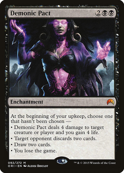 Demonic Pact (92) (Foil) - Magic Origins - Game On